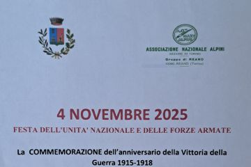 Domenica 9 Novembre Commemorazione