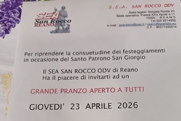 Pranzo in onore di San Giorgio Martire